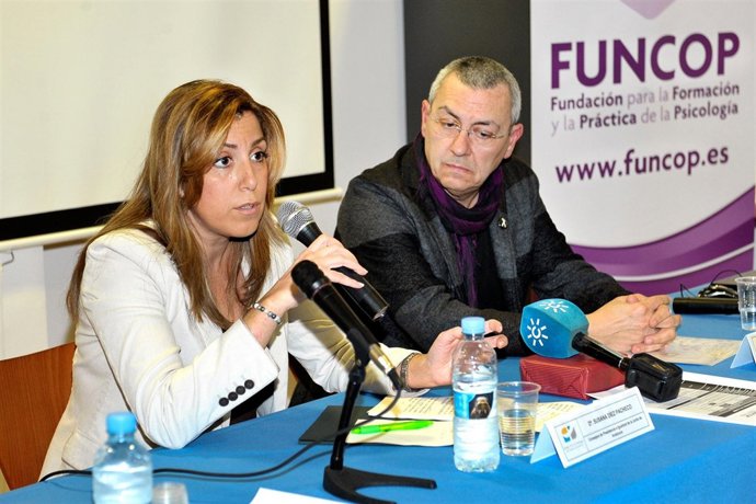 Susana Díaz en una mesa redonda sobre igualdad