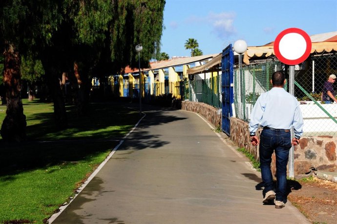 Carril bici en San Bartolomé de Tirajana