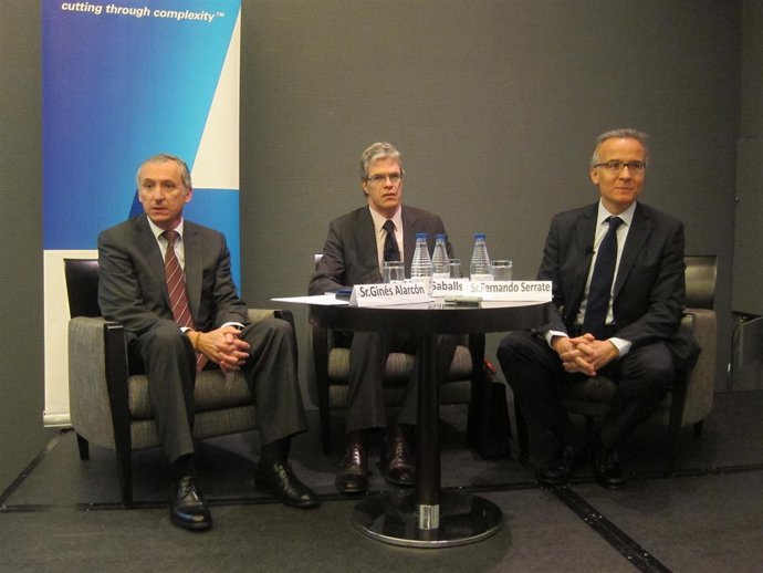 GInés Alarcón, Martí Saballs y Fernado Serrate