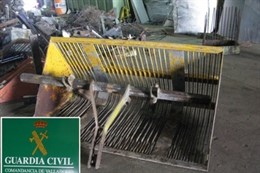 Una de las piezas robadas