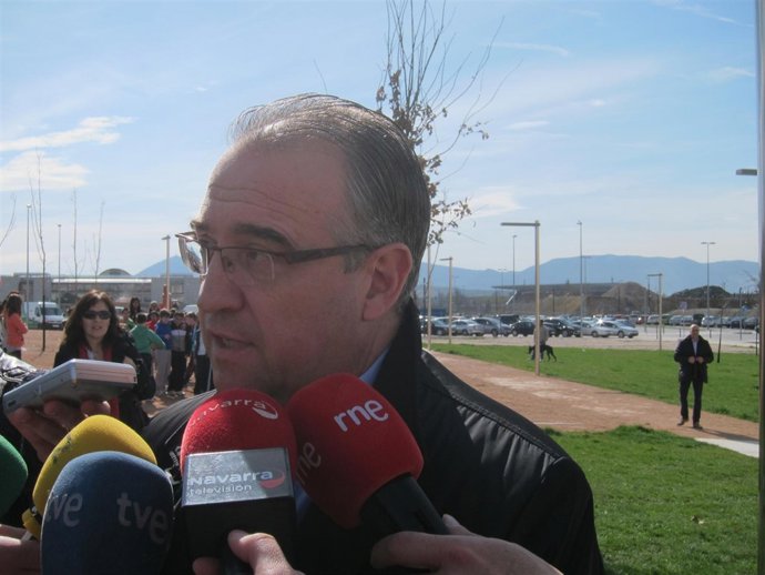El alcalde de Pamplona, Enrique Maya.