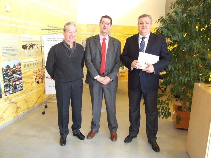 Javier Asín, Andrés Eciolaza y Joaquín Arbeloa.