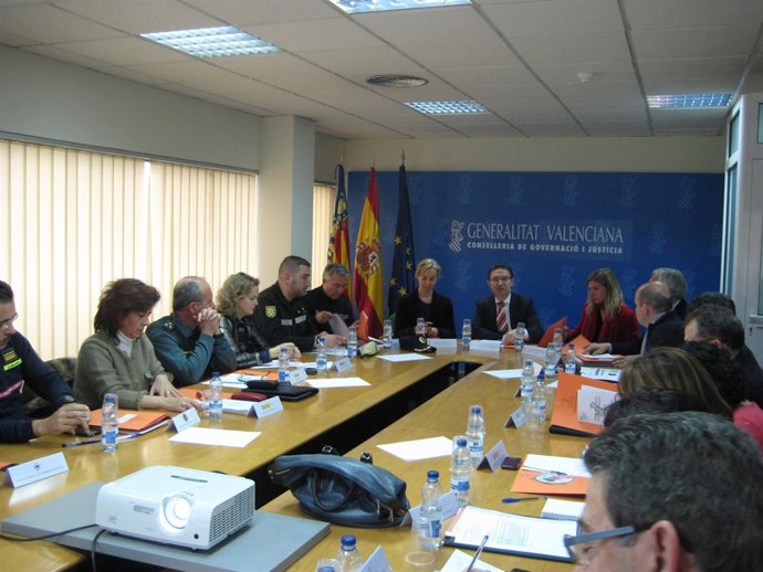 Reunión de coordinación del dispositivo de prevención de incendios en S.Santa