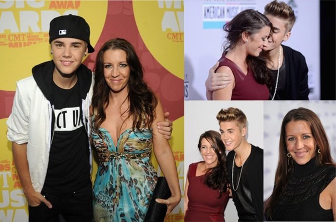 JUSTIN BIEBER Y PATTIE MALLETTE 