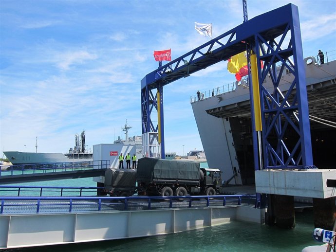 Ampliación del muelle de la Base Naval de Rota