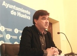 El portavoz del PSOE en el Ayuntamiento de Huelva, Gabriel Cruz. 