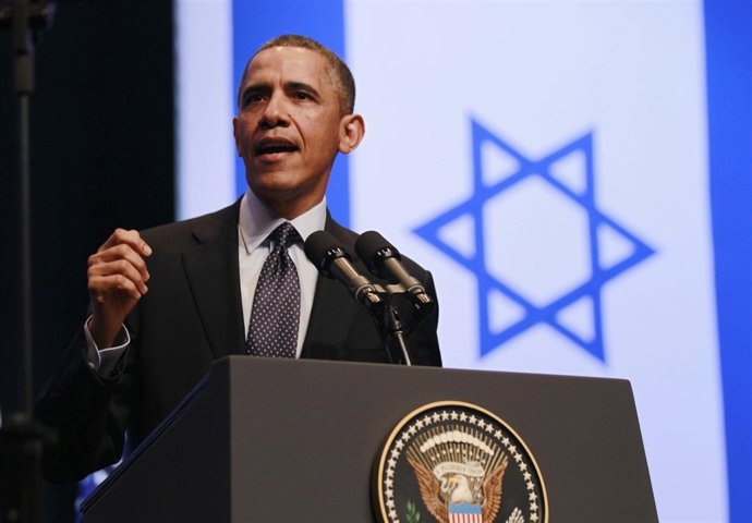 El presidente de Estados Unidos, Barack Obama, en Israel