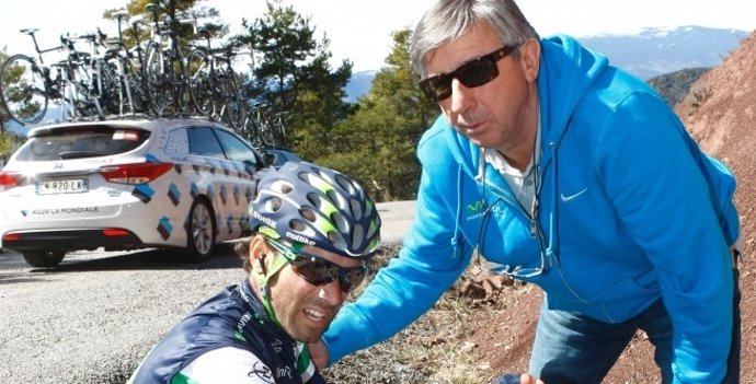 El ciclista del Movistar Team Alejando Valverde