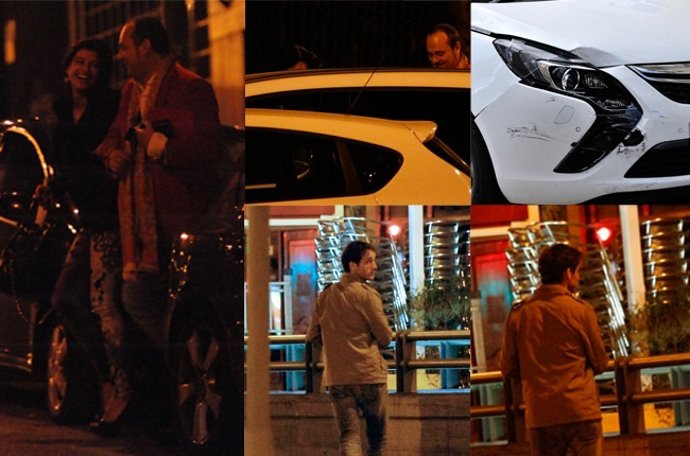 Sonia y Nacho montes, abolladura coche, Alvaro Muñoz Escassi