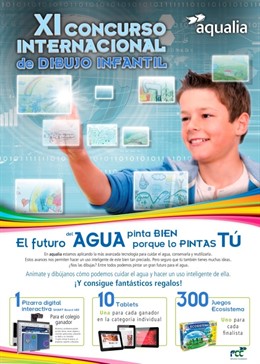 El Cartel Del XI Concurso Internacional De Dibujo Infantil
