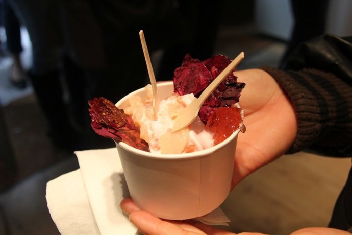 Helado De Rosa De Rocambolesc