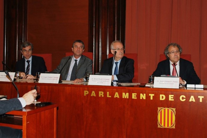 Comisión de la CCMA en el Parlament