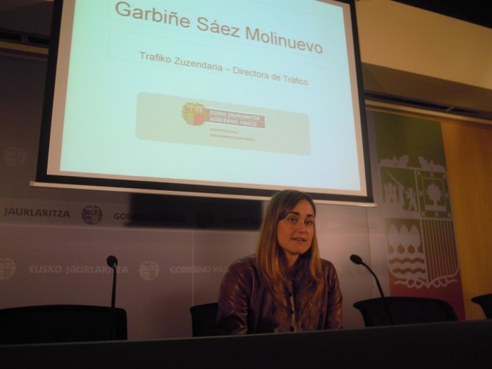 Directora de Tráfico del Gobierno vasco, Garbiñe Sáez