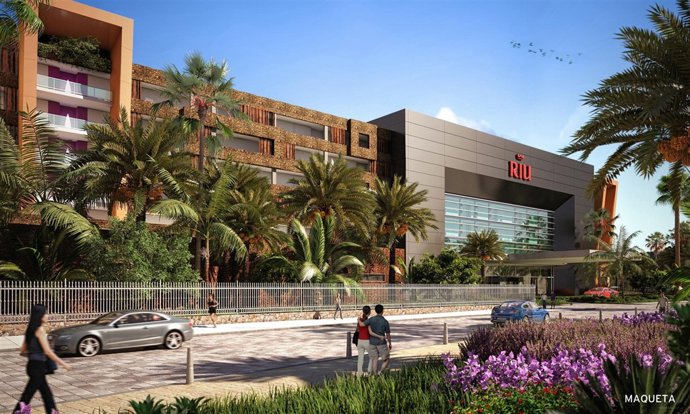 Maqueta del RIU Palace Maspalomas Oasis