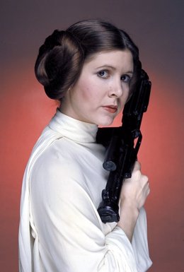 Carrie Fisher es Leia en Star Wars