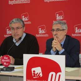 Orviz y Llamazares en rueda de prensa