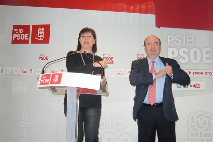 Francina Armengol y Gaspar Zarrías