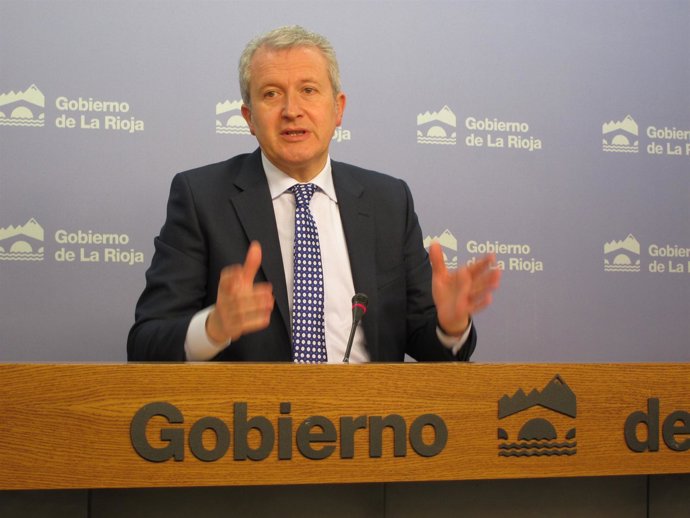 Emilio del Río, portavoz del Gobierno riojano