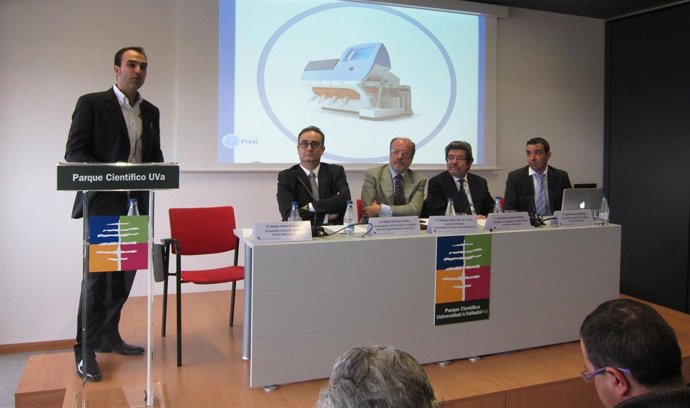 Alberto Acedo, en la presentación de la empresa AC-Gen