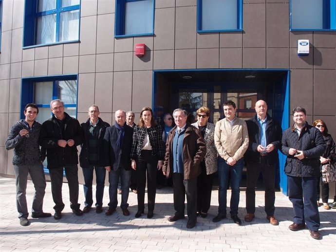 Gamarra, Muro y Bravo, con representantes de las asociaciones       