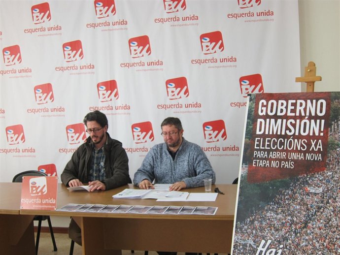 Carlos Portomeñe y Xabier Ron (IU)