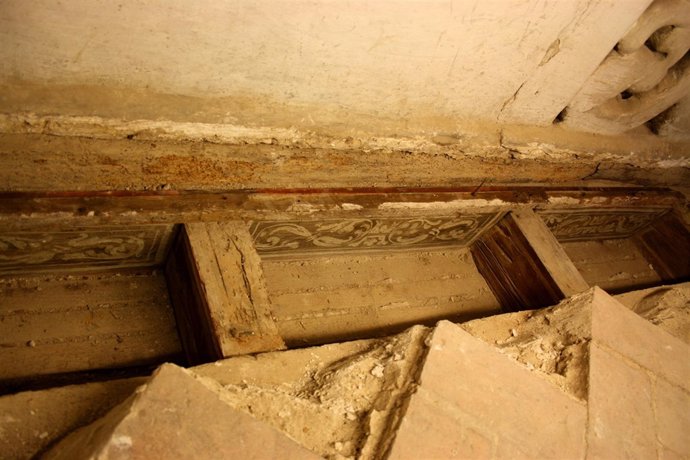 Alfarjes mudéjares en la iglesia de Santa María la Blanca de Sevilla