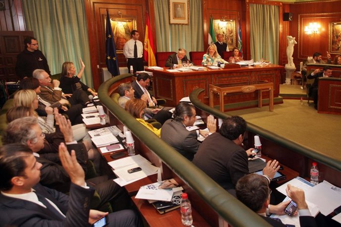 Pleno del Ayuntamiento de Marbella