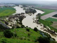 Riesgo de desbordamiento en las cuencas del Guadalquivir y Guadiana 