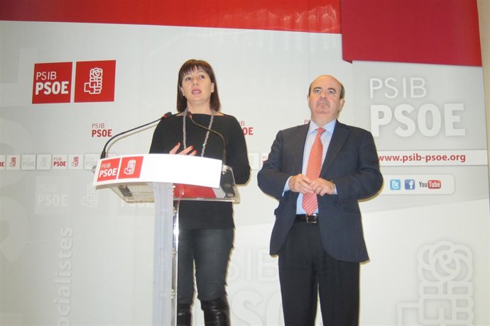 Francina Armengol y Gaspar Zarrías