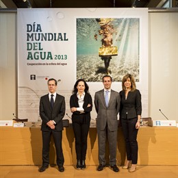 Manuel López de Miguel, Isabel Muñoz, Salvador Victoria y Eva Tormo