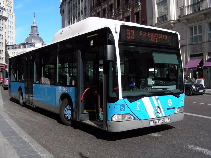 Autobús de la EMT de Madrid