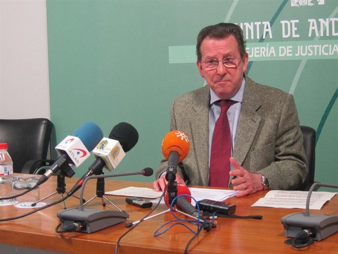 El consejero de Justicia e Interior de la Junta, Emilio de Llera