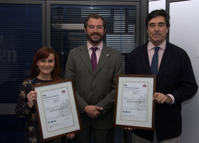 BSI entrega certificados ISO 9001 e ISO 14001 a Eden
