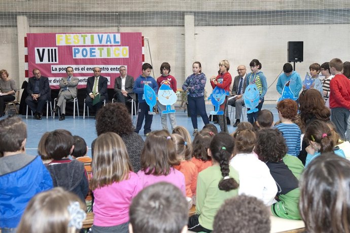 Festival de Poesía en el CP Marzán de Cuchía