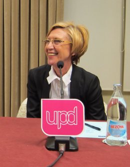 La portavoz de UPyD en el Congreso, Rosa Díez
