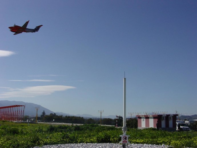 Prueba del nuevo sistema de navegación para el aeropuerto
