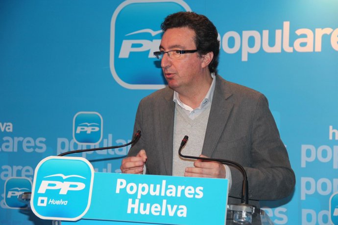 El presidente provincial del PP de Huelva, Manuel Andrés González. 
