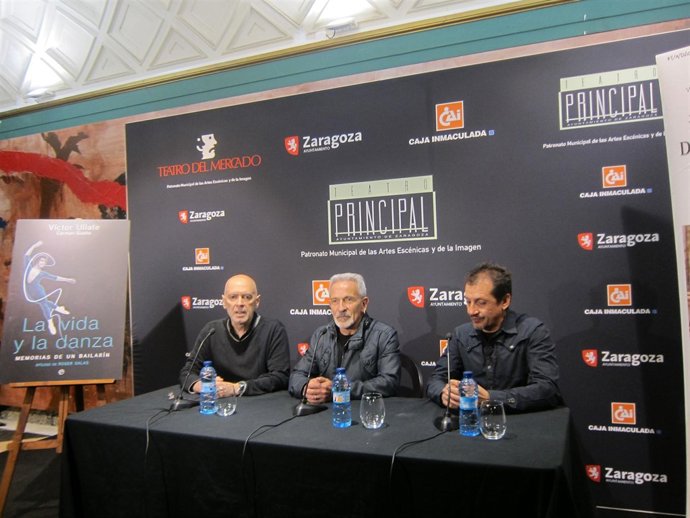 Rafael Campos, Víctor Ullate y Eduardo Lao.