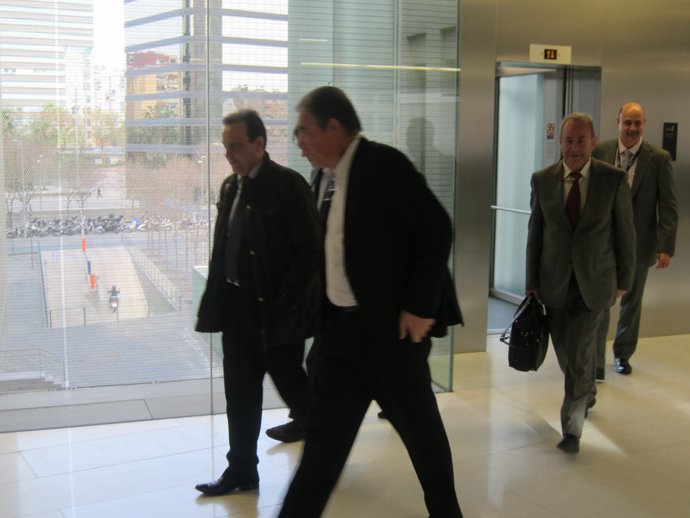 Josep Maria Pijuan, José Castro, Pedro Horrach y Fernando Bermejo.