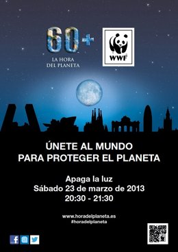 Cartel de la campaña 'La hora del Planeta'