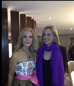 Carmen Lomana y Sharon Stone
