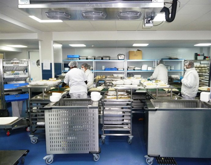 Cocinas del Complejo Hospitalario de Navarra (CHN).