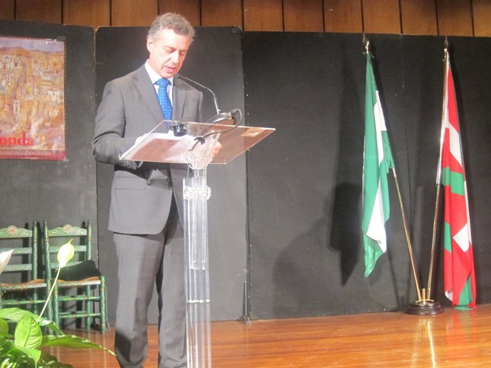 Iñigo Urkullu, en la celebración del IX Día de Andalucía en Euskadi