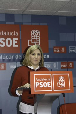 Irene García (PSOE) en Sanlúcar (Cádiz)