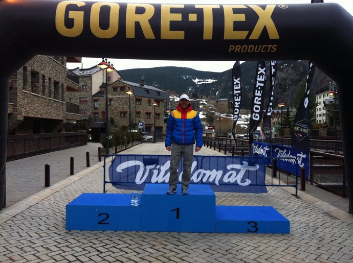 Miguel Caballero, vencedor de la III Tri-Neu Canillo Gore-Text en Andorra