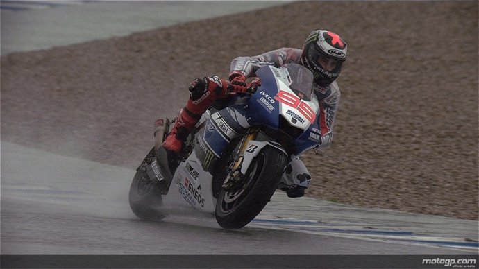 Jorge Lorenzo en el test de Jerez