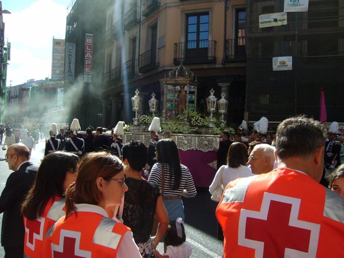 Imagen de archivo de una procesión en Valladolid
