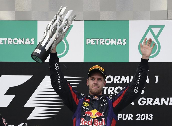 Sebastian Vettel (Red Bull), campeón del GP Malasia 2013