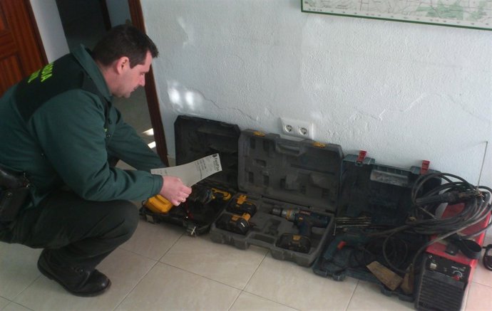 Detenido por robar herramientas