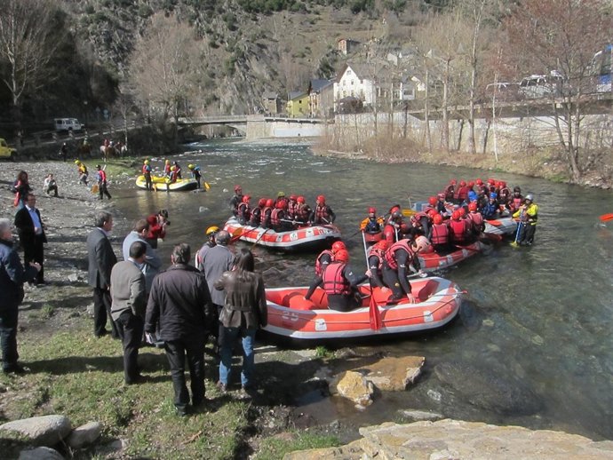Presentanción de la temporada de deportes de aventura en Llavorsí
